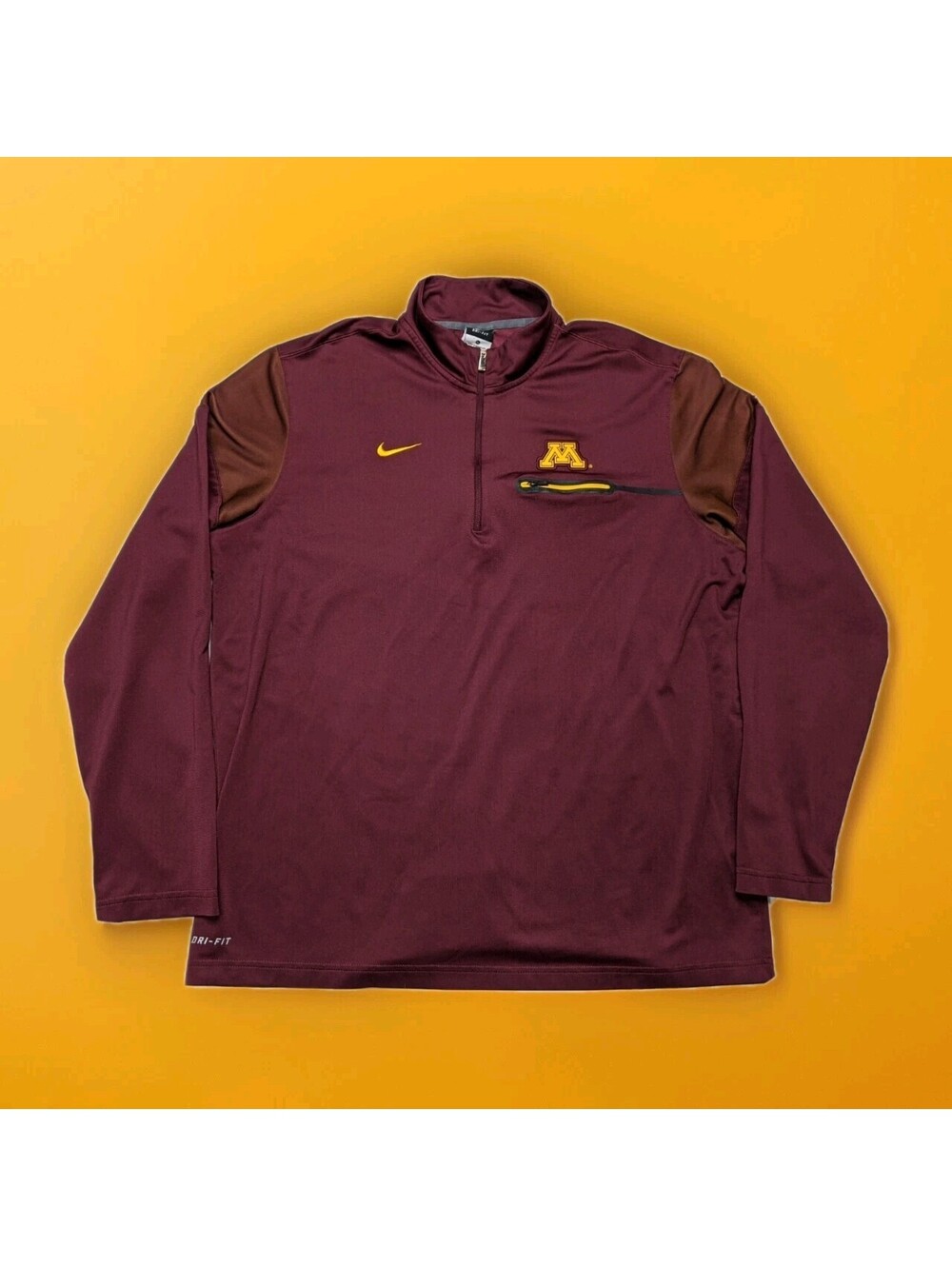 Nike Minnesota Gophers Sideline Jacket Football Coaches Shirt PJ Fleck MENS XL